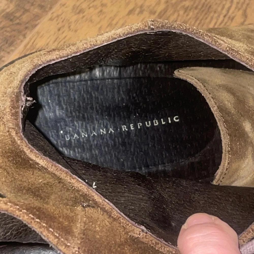 Banana Republic Men's Brown Suede Desert Chukka Boots Size 11
